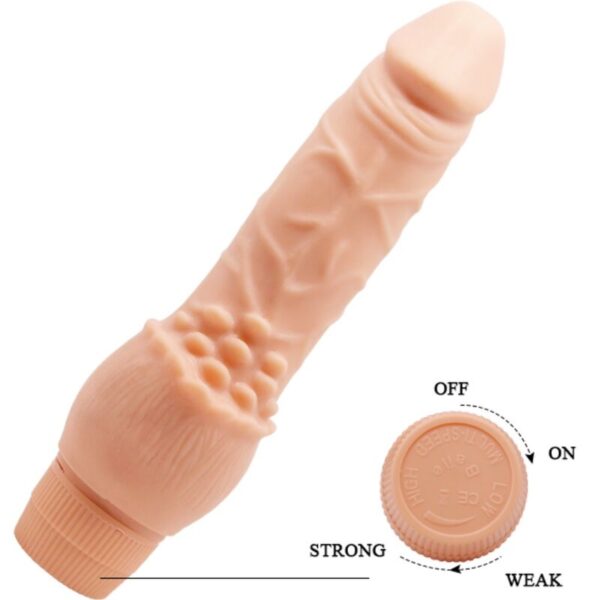 BAILE - BARBARA REALISTISCHER VIBRATOR 19,5 CM HAUTFARBE – Bild 4