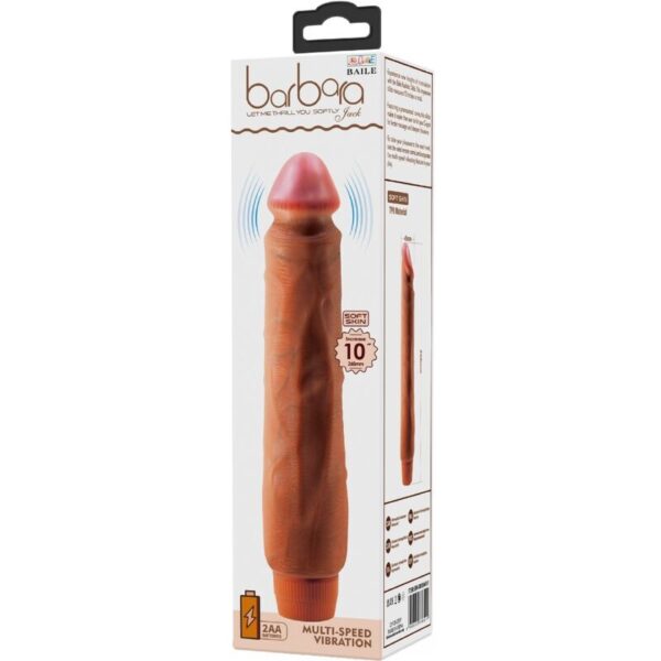 BAILE - JACK REALISTISCHER VIBRATOR 26 CM MULATTE – Bild 6