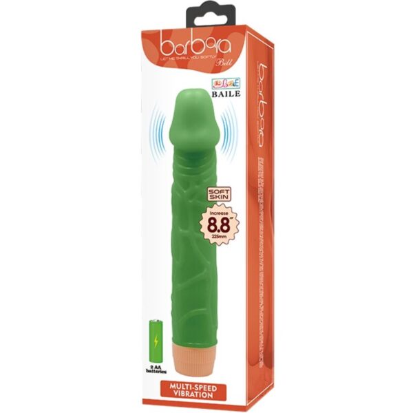 BAILE - BILL REALISTISCHER VIBRATOR 22,5 CM GRÜN – Bild 8