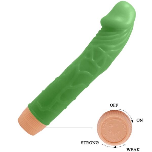 BAILE - BILL REALISTISCHER VIBRATOR 22,5 CM GRÜN – Bild 4