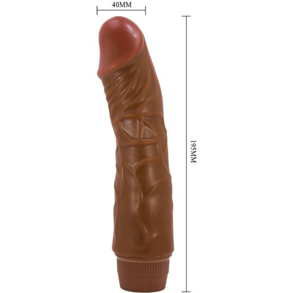 BAILE - JEFF REALISTISCHER VIBRATOR 19,5 CM MULATTE – Bild 3